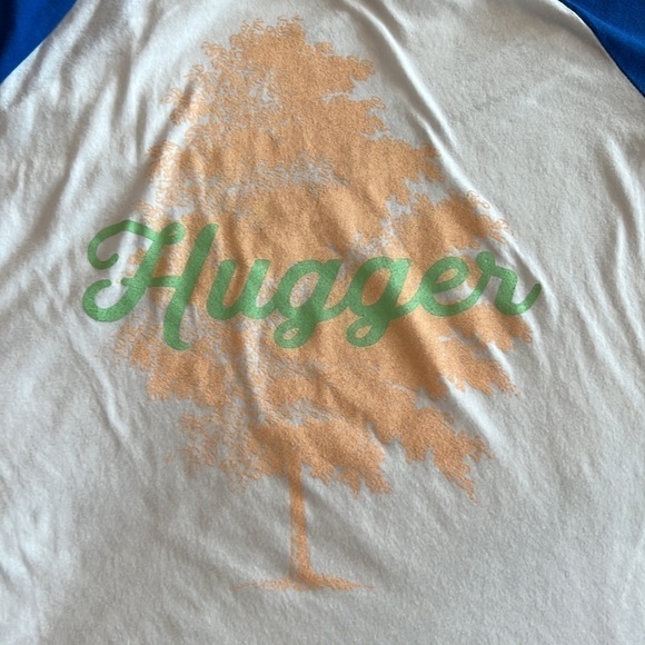 Caribou Coffee “tree” hugger baseball tee size small - Picture 6 of 9